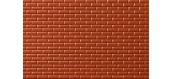 noch 55004 Mur de brique, rouge